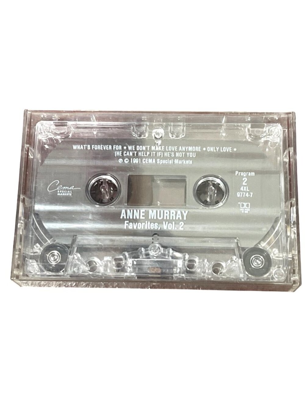 Anne Murray Favorites Vol. 2 Audio Cassette Tape 1991 CEMA Special Markets